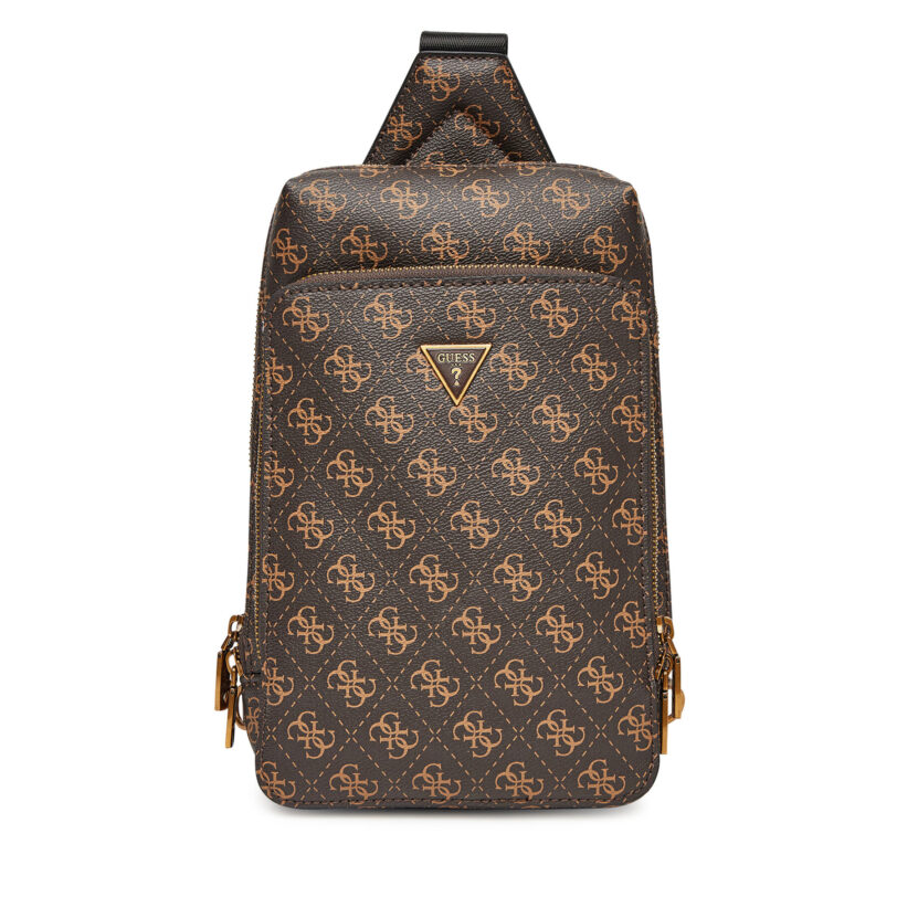 Мъжка чантичка Guess MIlano HMMILO P5226 Кафяв цвят на ниска цена