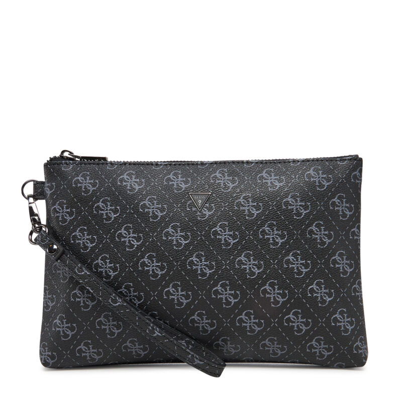 Мъжка чантичка Guess PMHULO P5238 Черен цвят на ниска цена
