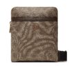 Мъжка чантичка Guess Vezzola Smart HMEVZL P2223 Бежов цвят на ниска цена