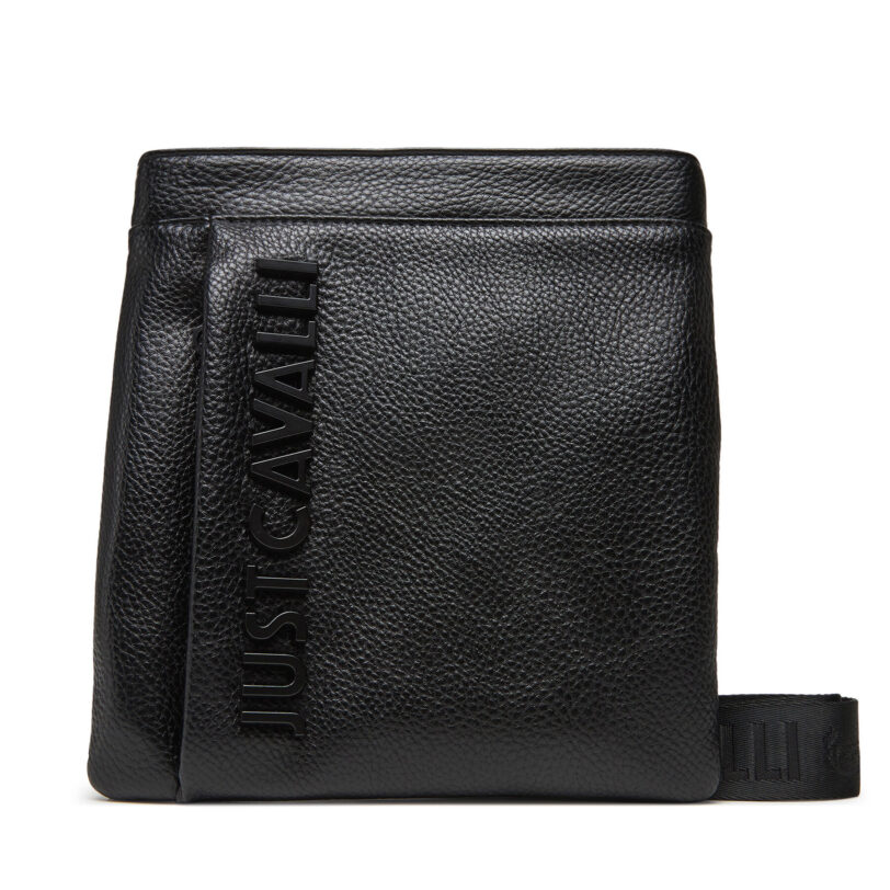Мъжка чантичка Just Cavalli 78QA4B12 ZSB81 Черен цвят на ниска цена