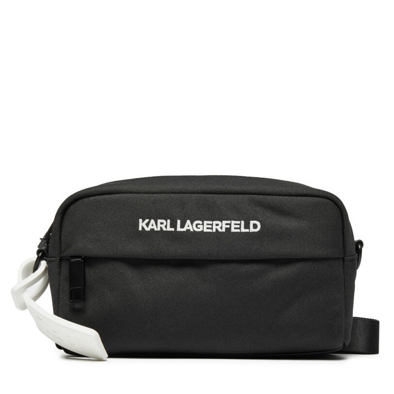 Мъжка чантичка KARL LAGERFELD 246M3060 Черен цвят на ниска цена