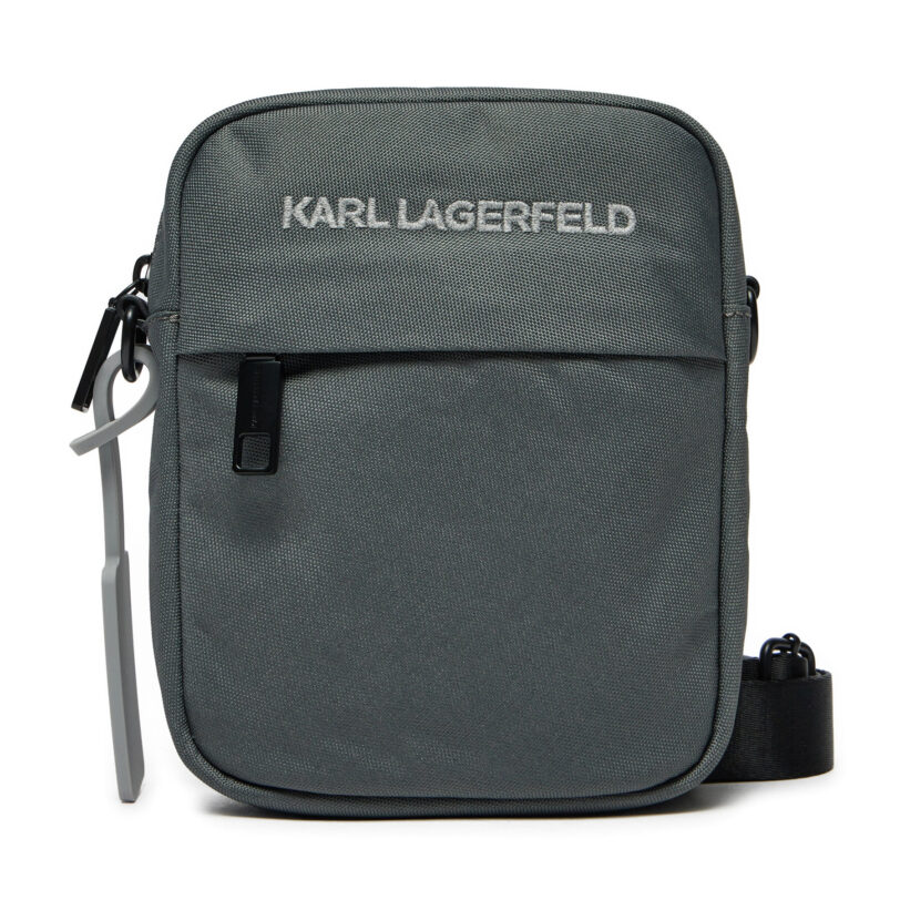 Мъжка чантичка KARL LAGERFELD 246M3062 Сив цвят на ниска цена
