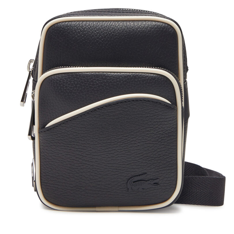 Мъжка чантичка Lacoste NH4563GY Черен цвят на ниска цена