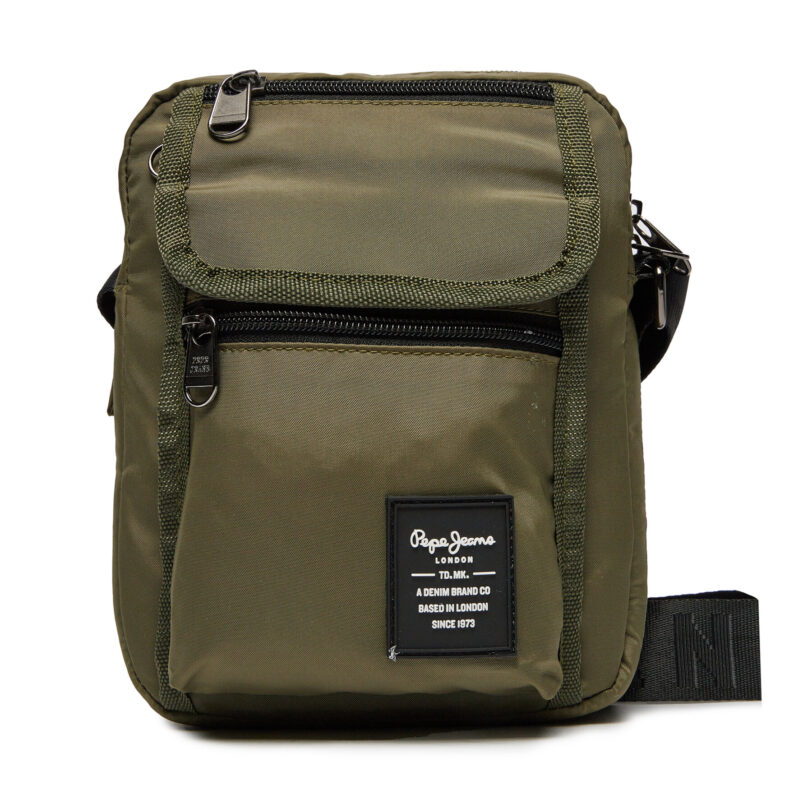 Мъжка чантичка Pepe Jeans Connor Core PM030830 Каки цвят на ниска цена