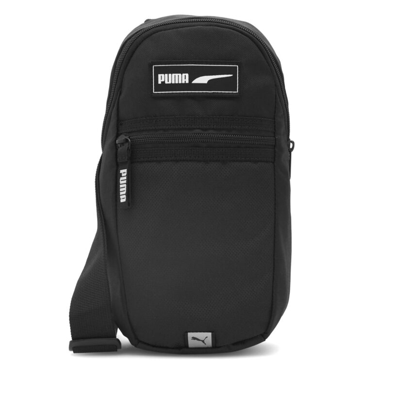 Мъжка чантичка Puma DECK CROSSBODY BAG 07919001 Черен цвят на ниска цена