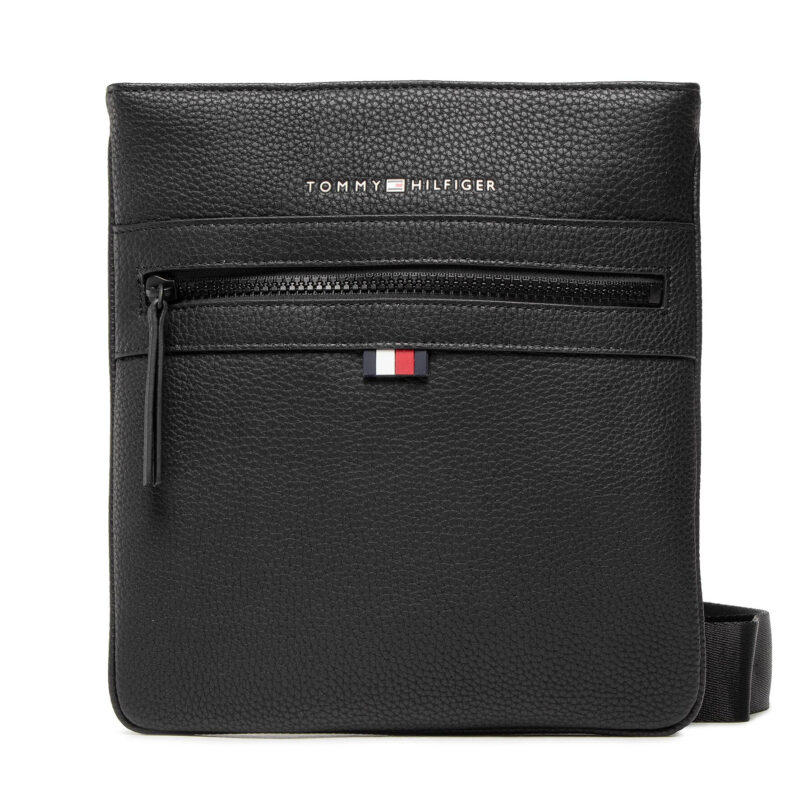 Мъжка чантичка Tommy Hilfiger Essential Pu Crossover AM0AM09506 Черен цвят на ниска цена