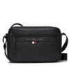 Мъжка чантичка Tommy Hilfiger Essential Pu Ew Reporter AM0AM12093 Черен цвят на ниска цена