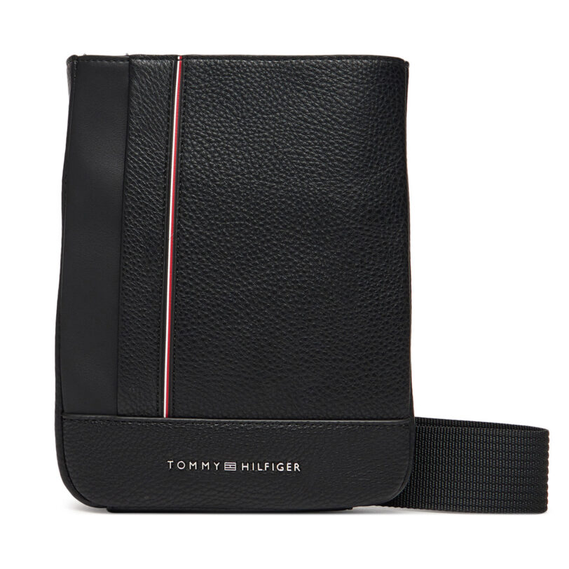 Мъжка чантичка Tommy Hilfiger Th Central Mini Crossover AM0AM13633 Черен цвят на ниска цена