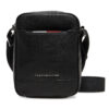 Мъжка чантичка Tommy Hilfiger Th Central Mini Reporter AM0AM13486 Черен цвят на ниска цена