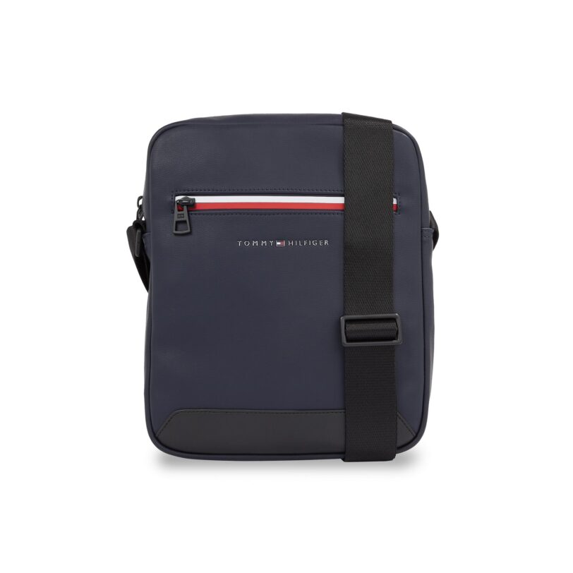 Мъжка чантичка Tommy Hilfiger Th Ess Corp Reporter AM0AM12199 Тъмносин цвят на ниска цена