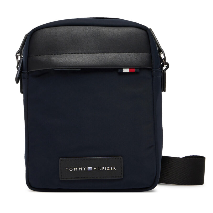 Мъжка чантичка Tommy Hilfiger Th Nylon Mini Reporter AM0AM13618 Тъмносин цвят на ниска цена