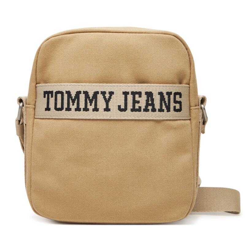 Мъжка чантичка Tommy Jeans Retro Cool Reporter AM0AM13277 Бежов цвят на ниска цена