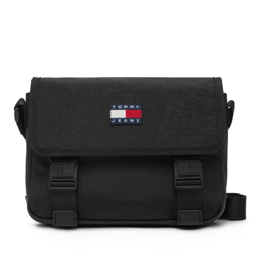 Мъжка чантичка Tommy Jeans Tjm Daily Elevated Crossbody AM0AM13326 Черен цвят на ниска цена