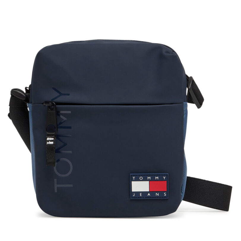Мъжка чантичка Tommy Jeans Tjm Daily + Reporter AM0AM13270 Тъмносин цвят на ниска цена