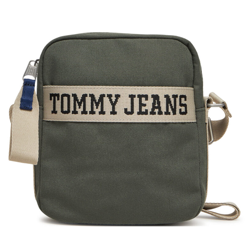 Мъжка чантичка Tommy Jeans Tjm Retro Cool Reporter AM0AM13277 Каки цвят на ниска цена