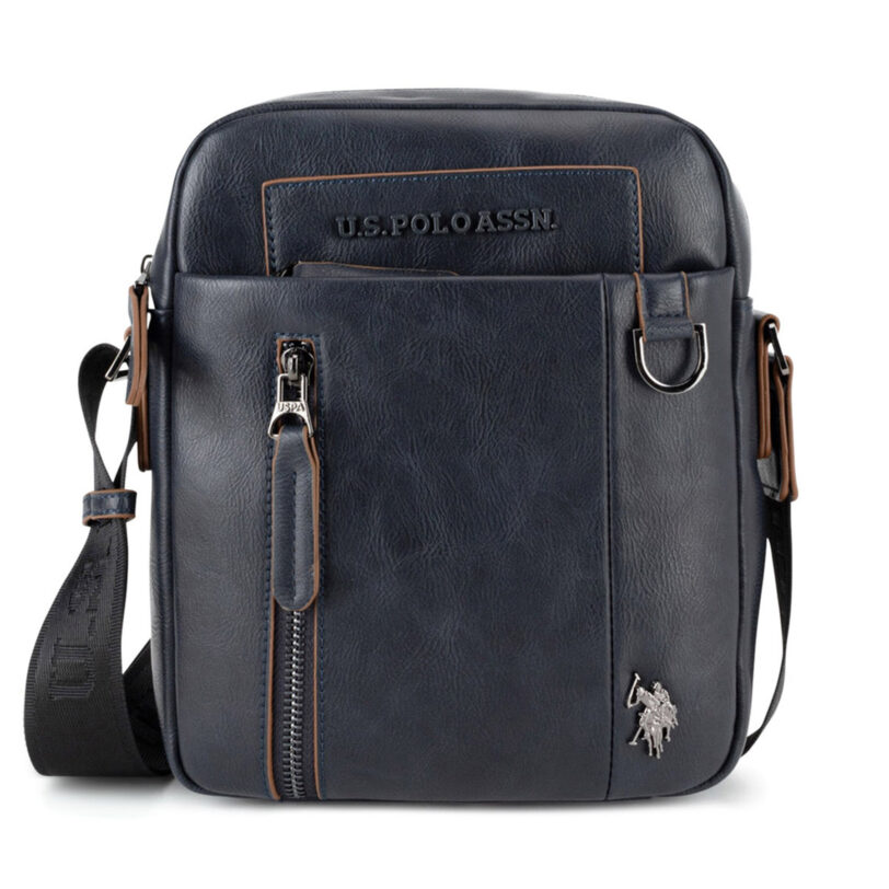 Мъжка чантичка U.S. Polo Assn. BIUXT5744MVP Тъмносин цвят на ниска цена