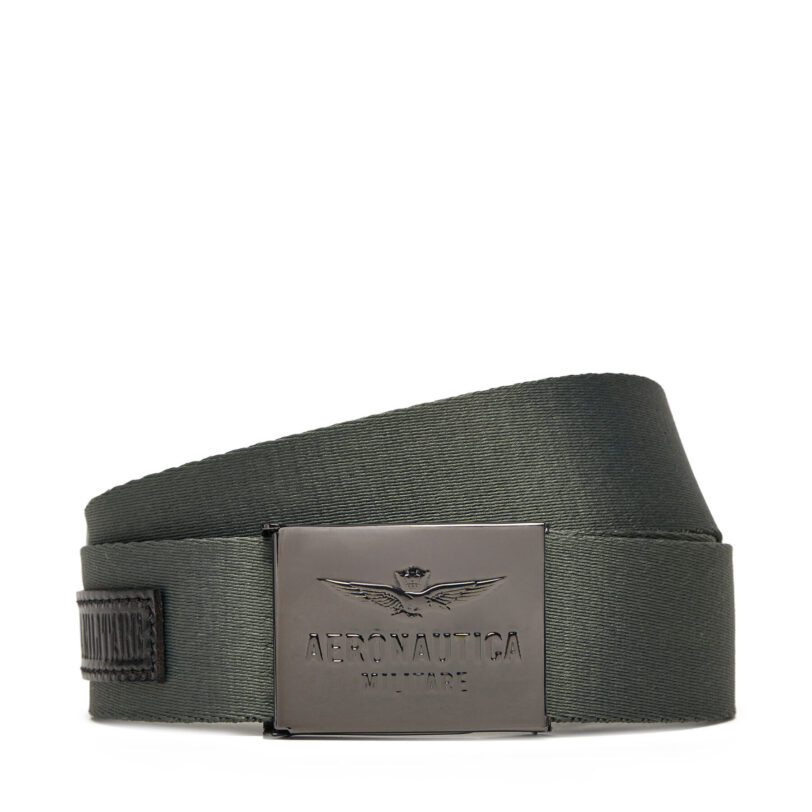 Мъжки колан Aeronautica Militare 251CI299CT3209 Зелен цвят на ниска цена