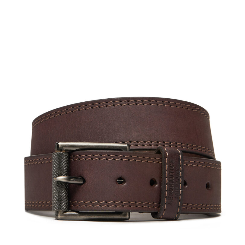 Мъжки колан Aeronautica Militare 251CP237PL181 Кафяв цвят на ниска цена