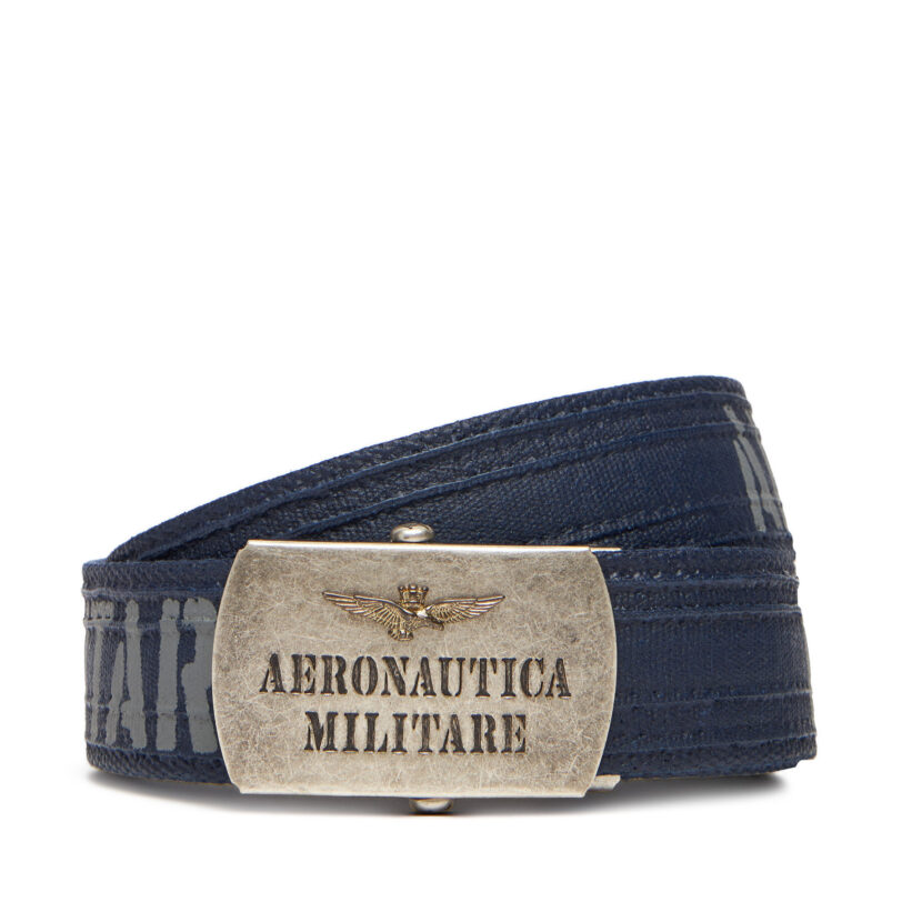 Мъжки колан Aeronautica Militare 252CI0317UCT03585 Тъмносин цвят на ниска цена