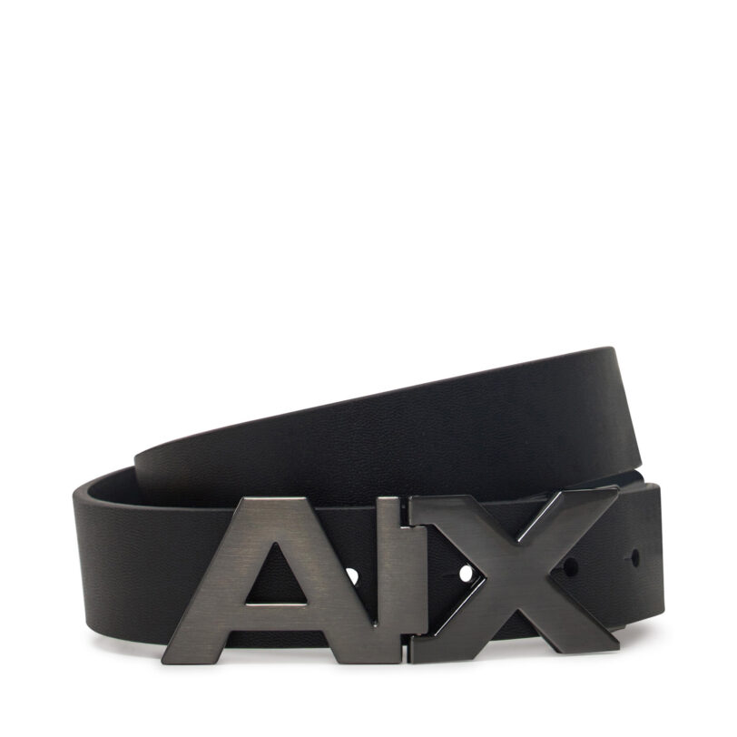 Мъжки колан Armani Exchange 951058 CC505 43120 Черен цвят на ниска цена