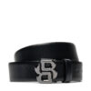 Мъжки колан Boss B Icon-G 50522814 Черен цвят на ниска цена