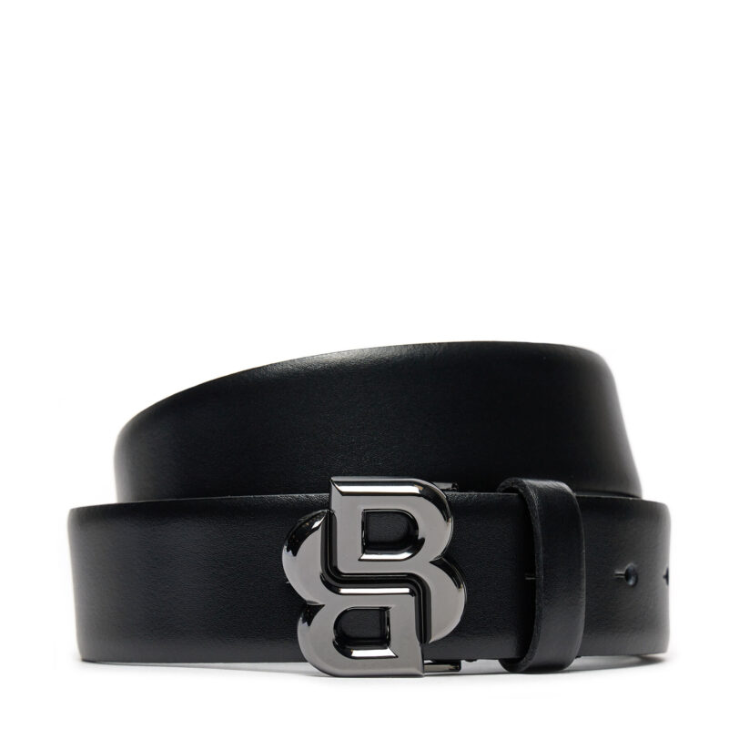 Мъжки колан Boss B Icon-G 50522814 Черен цвят на ниска цена
