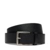 Мъжки колан Boss Rummi-Gr Sz35 50512758 Черен цвят на ниска цена