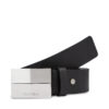Мъжки колан Calvin Klein Adj 2 Finish Plaque Pb K50K510935 Черен цвят на ниска цена