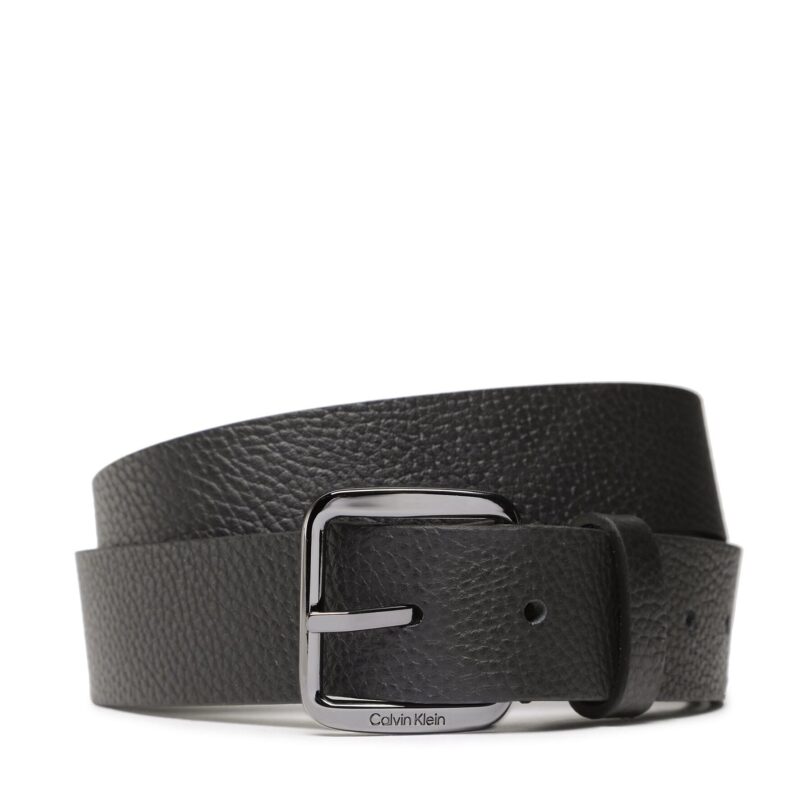 Мъжки колан Calvin Klein Adj Ck Concise Pb 35mm K50K509955 Черен цвят на ниска цена