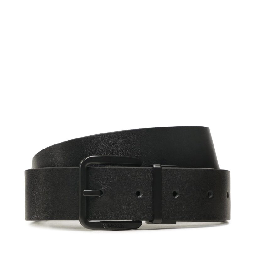 Мъжки колан Calvin Klein Adj/Rev Ck Concise Cv Mono 35Mm K50K510643 Черен цвят на ниска цена