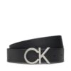 Мъжки колан Calvin Klein Ck Buckle Belt 35Mm K50K506849 Черен цвят на ниска цена