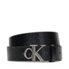Мъжки колан Calvin Klein Ck Buckle Tumbled 35Mm LV04D7016G Черен цвят на ниска цена