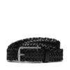 Мъжки колан Calvin Klein Ck Casual Elongated Braided 35mm K50K512655 Черен цвят на ниска цена