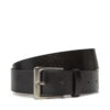 Мъжки колан Calvin Klein Classic Buckle 35Mm LV04G7027G Черен цвят на ниска цена