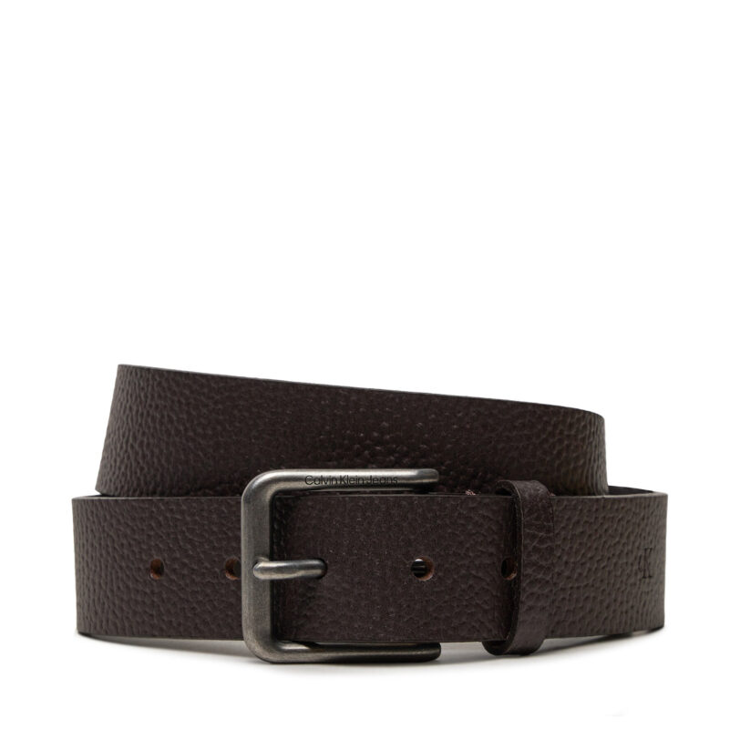 Мъжки колан Calvin Klein Classic Casual K50K512085 Кафяв цвят на ниска цена