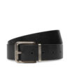 Мъжки колан Calvin Klein Jeans Casual Pin Buckle 35Mm Adj/Rev LV04G7024G Черен цвят на ниска цена