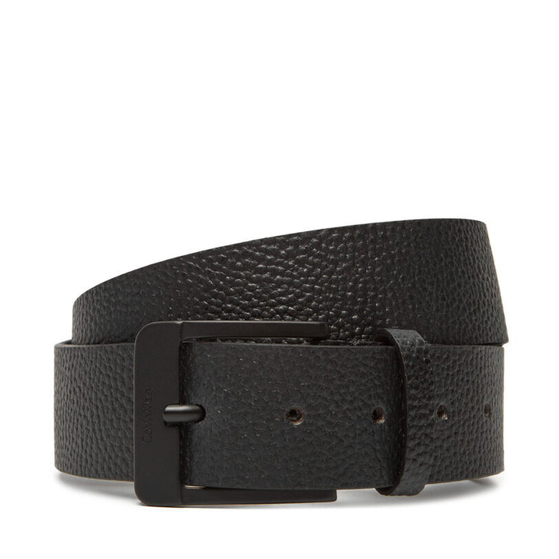 Мъжки колан Calvin Klein Jeans Classic 40Mm LV04G7021G Черен цвят на ниска цена
