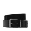 Мъжки колан Calvin Klein Jeans Gift Cl Lthr Belt Rev/Adj 35Mm K50K511515 Черен цвят на ниска цена