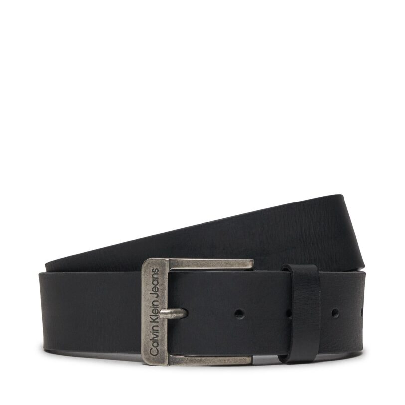 Мъжки колан Calvin Klein Jeans J 4Cm Ckj Belt K50K510065 Черен цвят на ниска цена