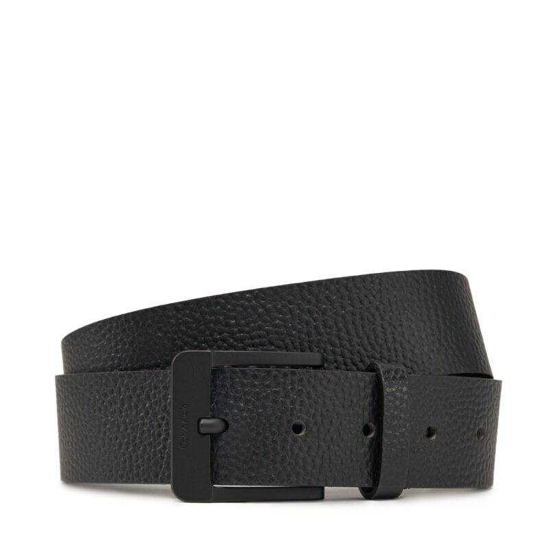 Мъжки колан Calvin Klein Jeans Nos Classic 40mm LV04G7015G Черен цвят на ниска цена