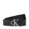 Мъжки колан Calvin Klein Monogram Hardware 35Mm K50K510063 Черен цвят на ниска цена