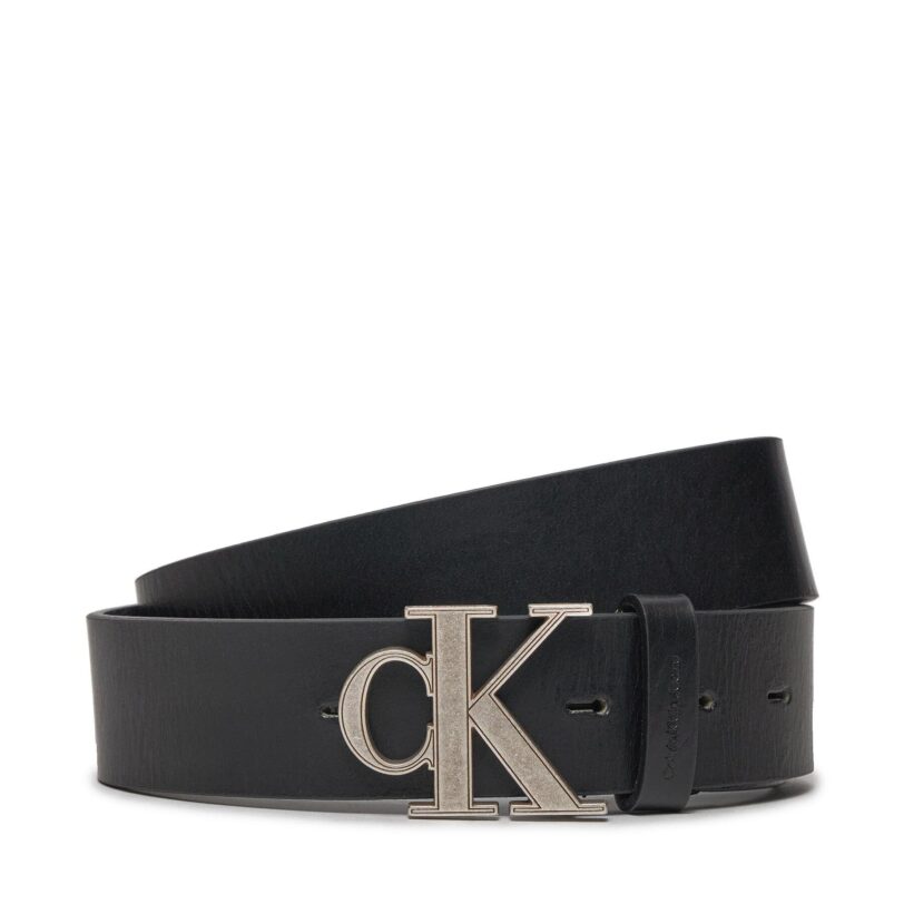 Мъжки колан Calvin Klein Monogram Hardware 35Mm K50K510063 Черен цвят на ниска цена
