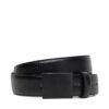 Мъжки колан Calvin Klein Titlecase Plaque Buckle 32Mm LV04D7030G Черен цвят на ниска цена