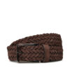 Мъжки колан Calvin Klein Warmth Braided Suede 35Mm K50K512841 Кафяв цвят на ниска цена