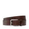 Мъжки колан Calvin Klein Warmth Oiled Grain 35Mm K50K509654 Кафяв цвят на ниска цена