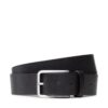 Мъжки колан Calvin Klein Warmth Oiled Grain 35Mm K50K509654 Черен цвят на ниска цена