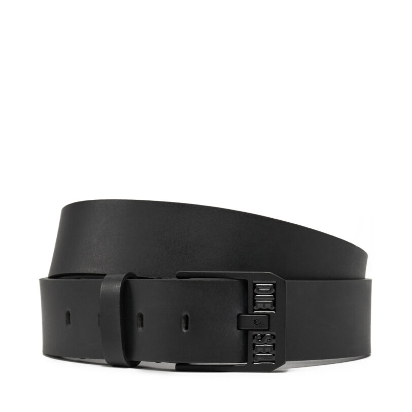 Мъжки колан Diesel Bluestar II X08880 P1913 H0015 Черен цвят на ниска цена