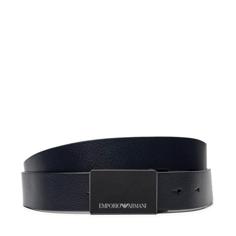 Мъжки колан Emporio Armani Y4S427 YTU7J 84866 Тъмносин цвят на ниска цена