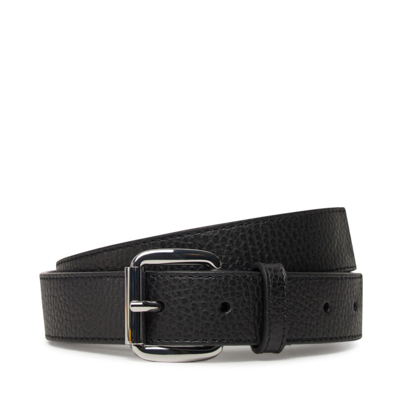 Мъжки колан Emporio Armani Y4S651 YQ93E 80001 Черен цвят на ниска цена
