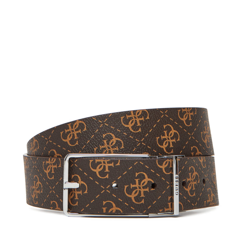 Мъжки колан Guess BMAGLO P5235 Кафяв цвят на ниска цена